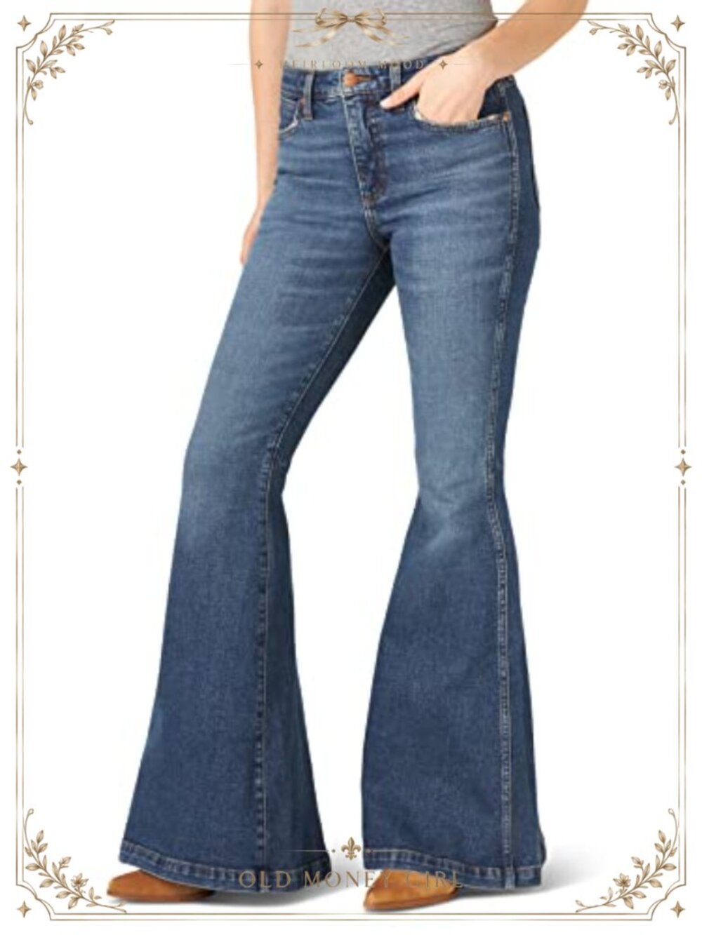 Wrangler Retro High Rise Trumpet Flare Jeans